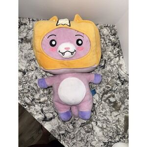 LankyBox World Foxy 18" Pink & Purple Plush Doll Stuffed 2024 Bonkers Toy Co.